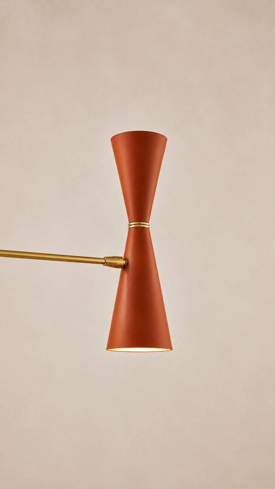 Horae Trio handmade chandelier detail view 4 by Alba Lume
