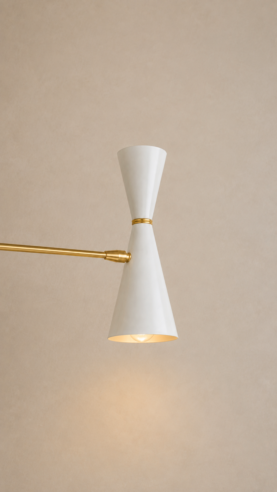 Horae Trio handmade chandelier detail view 3 by Alba Lume